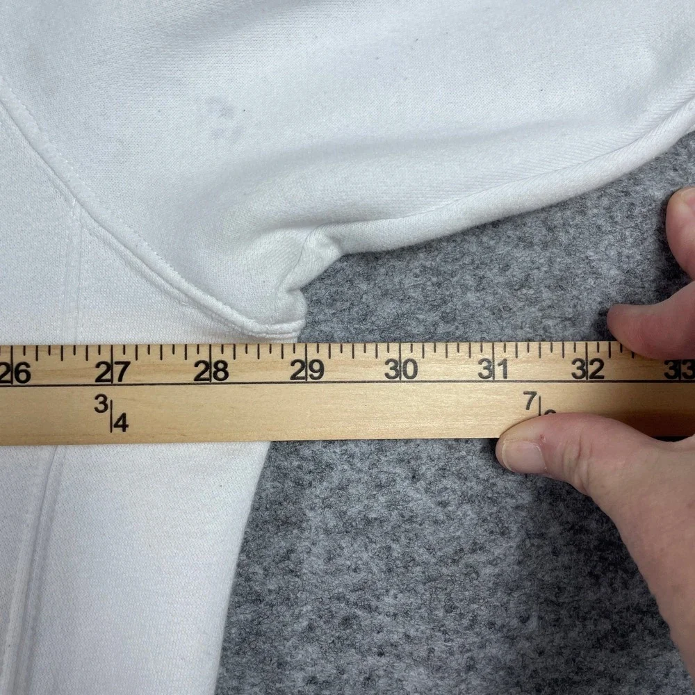 Nike Hoodie Mens XXL White Sportswear Club Fleece Pullover BV2654-100